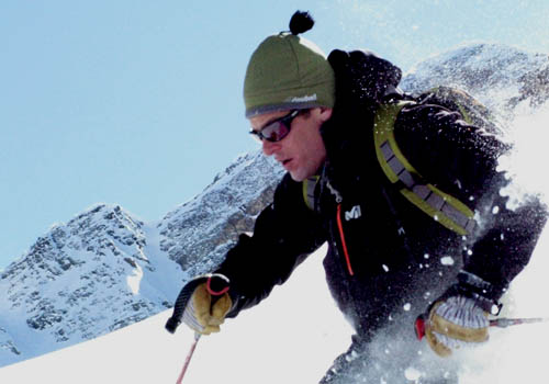 Skiing with The Alpinist