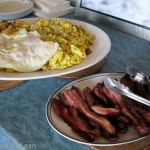 Breakfast at the lodge. Breakfast at the lodge.