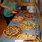 A sampler from the kitchen of Donna Claus, including Dall Sheep pizza. A sampler from the kitchen of Donna Claus, including Dall Sheep pizza.