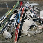 Ski rack, AK style. Ski rack, AK style.