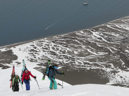 What skiing in Svalbard is all about.