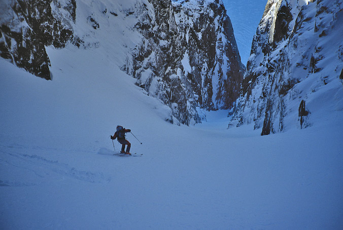 Polarstar Couloir - ski